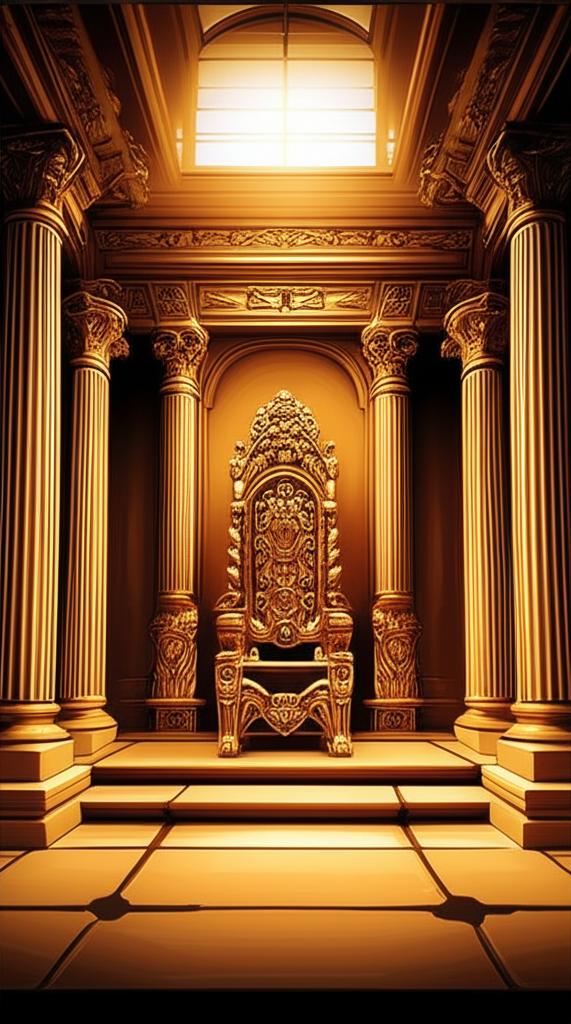 O Trono de Ouro: Uma Reflexão sobre a Grandeza de Deus e a Nossa Humildade