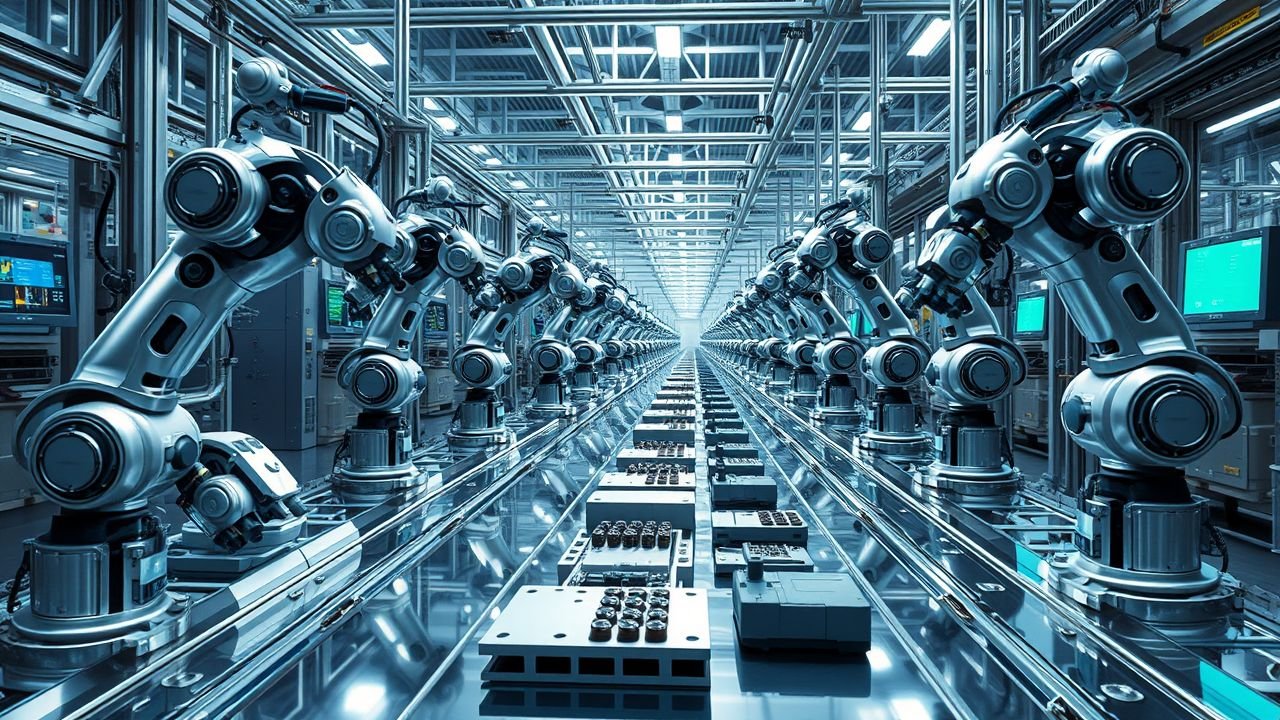 O impacto da Inteligência Artificial na automação industrial e manufatura