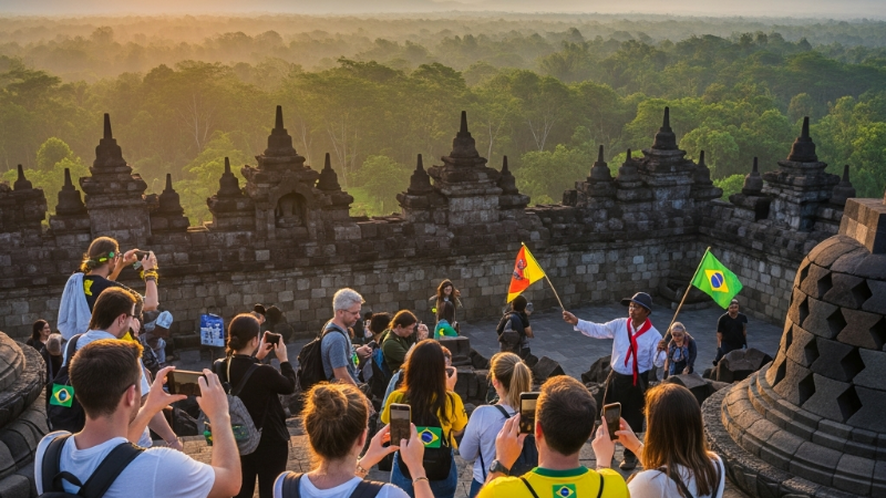Descobrindo a Indonésia: Um Destino Esportivo e Cultural para Turistas Brasileiros