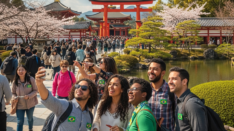 Descobrindo o Japão: Dicas e Atrações Imperdíveis para Turistas Brasileiros