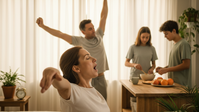 Dicas práticas para melhorar o sono de graça com a família