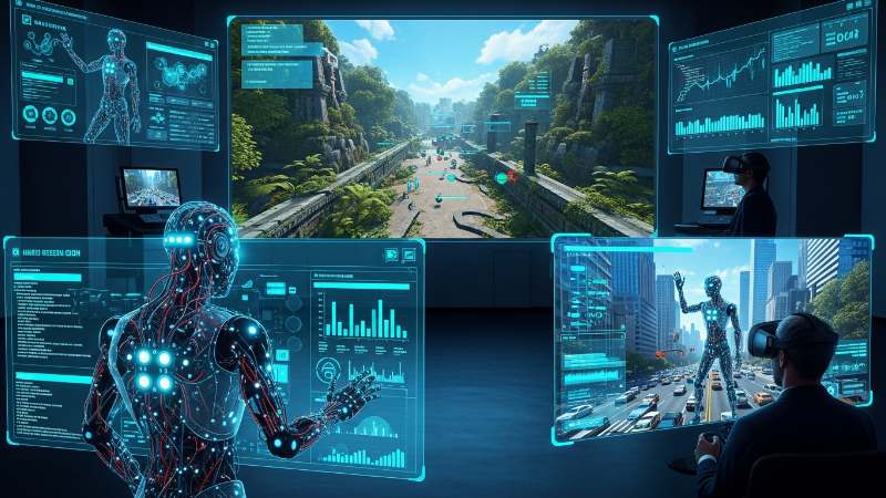 Revolutionizando a Inteligência Artificial: O Treinamento de Agentes em Ambientes Simulados