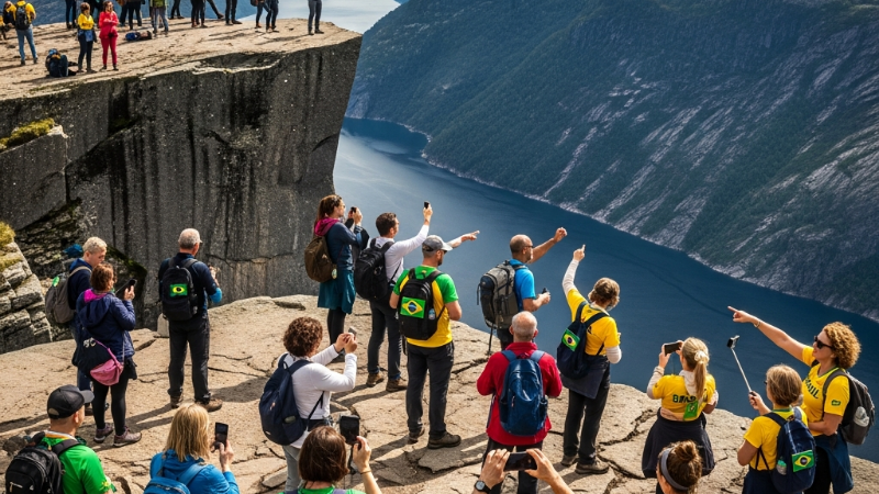 Descobrindo a Beleza e a Segurança da Noruega: Um Guia para Turistas Brasileiros