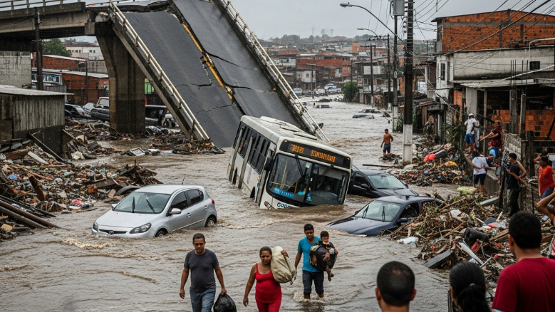 Entendendo os Efeitos das Chuvas Fortes na Infraestrutura Urbana