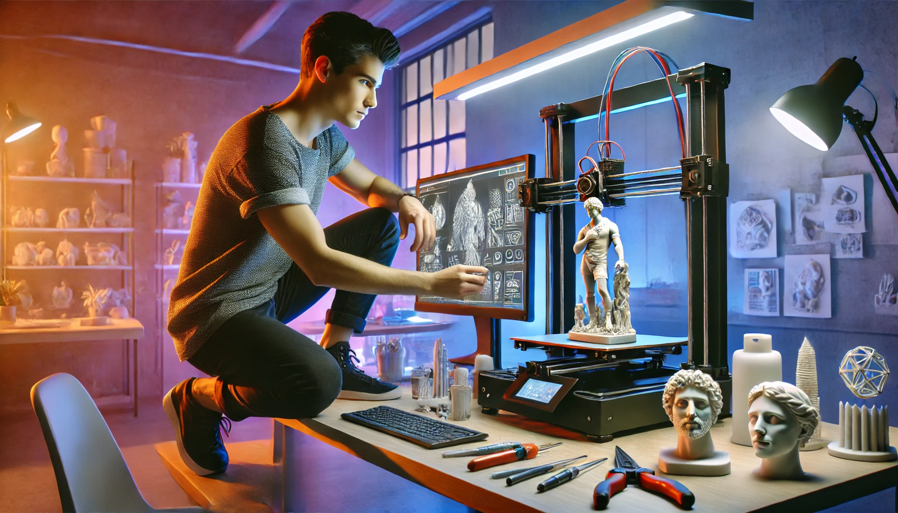 Como a Impressora 3D Creality Ender-3 S1 Pro Está Tornando a Criação de Arte Digital Mais Acessível