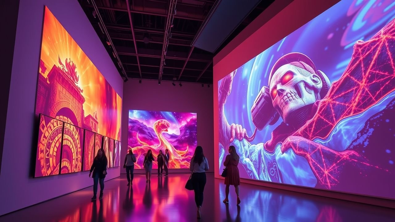 Como o Projetor Epson Home Cinema 4010 Está Tornando Exposições Artísticas Mais Imersivas