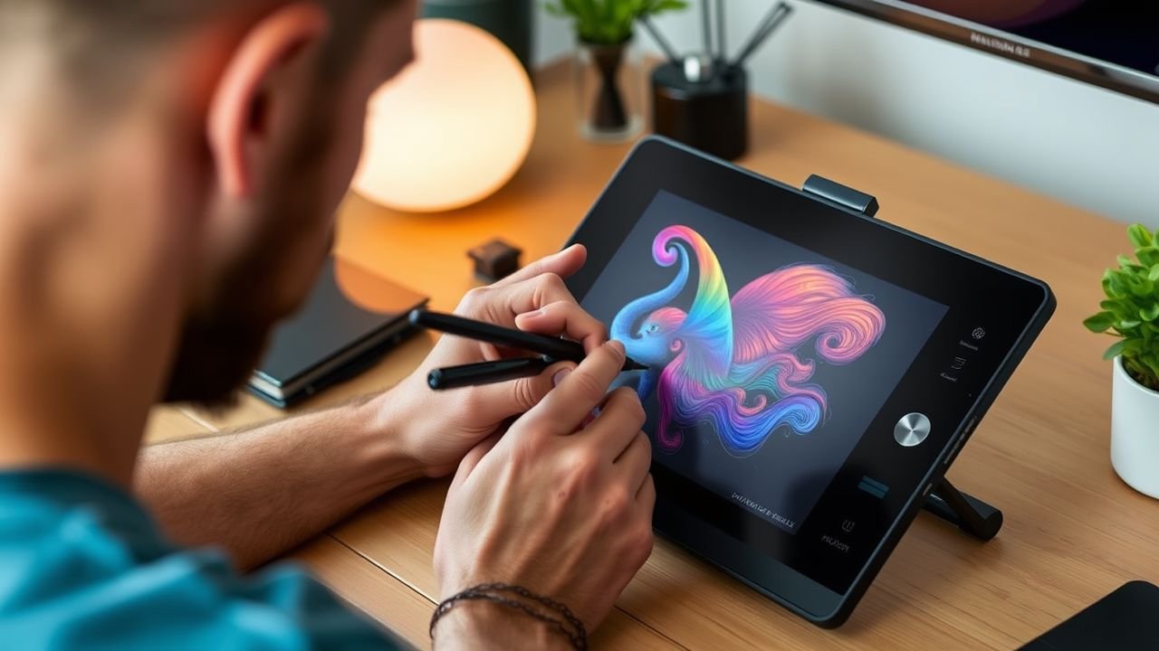 Como a Mesa Digitalizadora Huion Kamvas 22 Plus Está Facilitando a Criação de Arte Digital Profissional