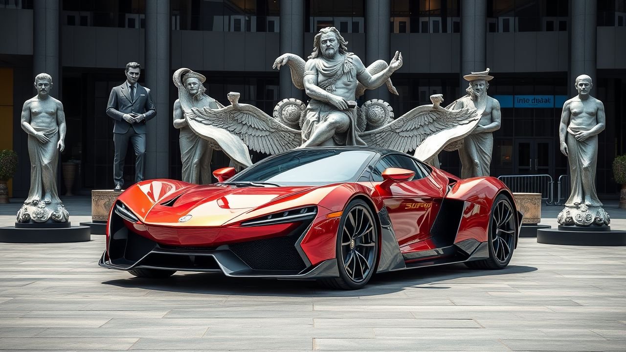 Como o Luxo Automobilístico Está Inspirando Novas Formas de Arte Urbana