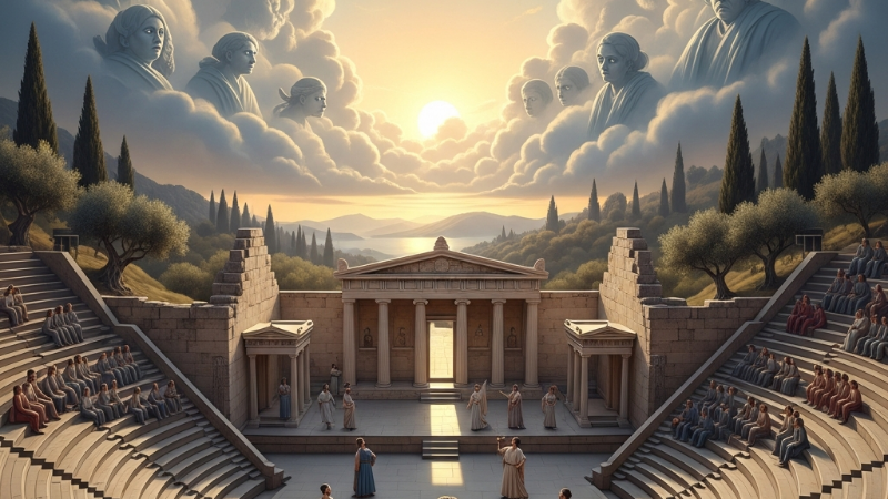 A Influência de 'As Nuvens' de Aristófanes na Literatura Mundial