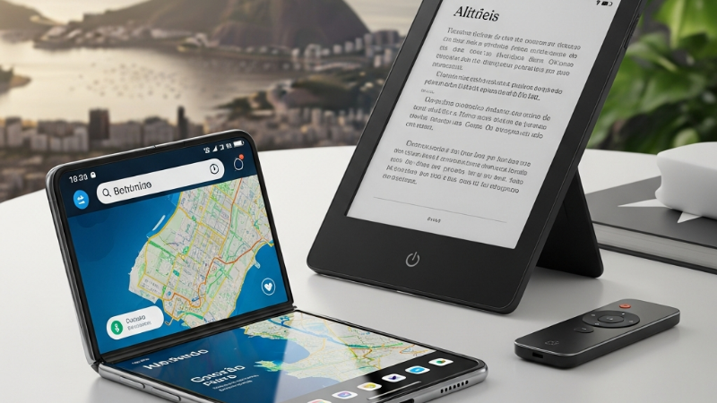Revolutionizando a Tecnologia: Telefones e Leitores de E-Book do Futuro