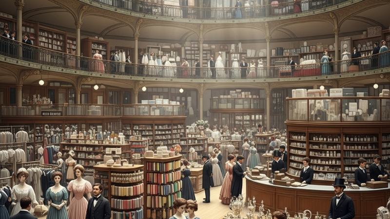 A Evolução do Gosto Literário: Uma Análise de 'Au Bonheur des Dames' de Émile Zola