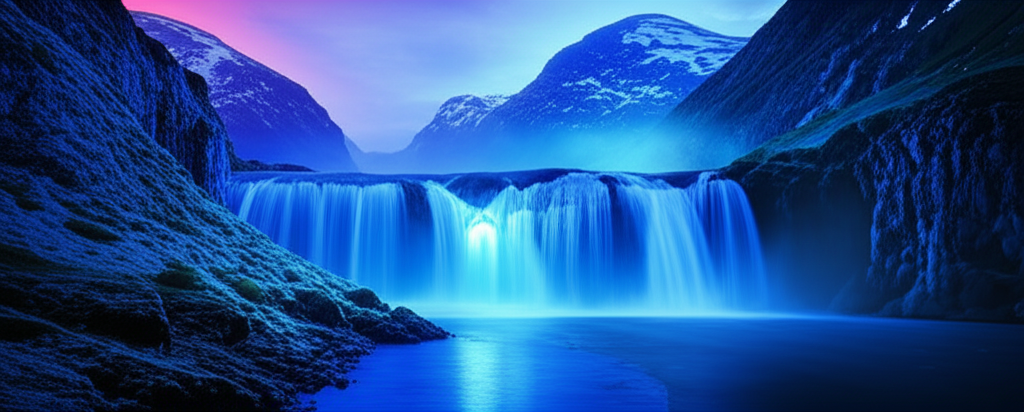 Cachoeira Fantasma: Fenômeno Luminescente Assombra o Pôr do Sol nos EUA