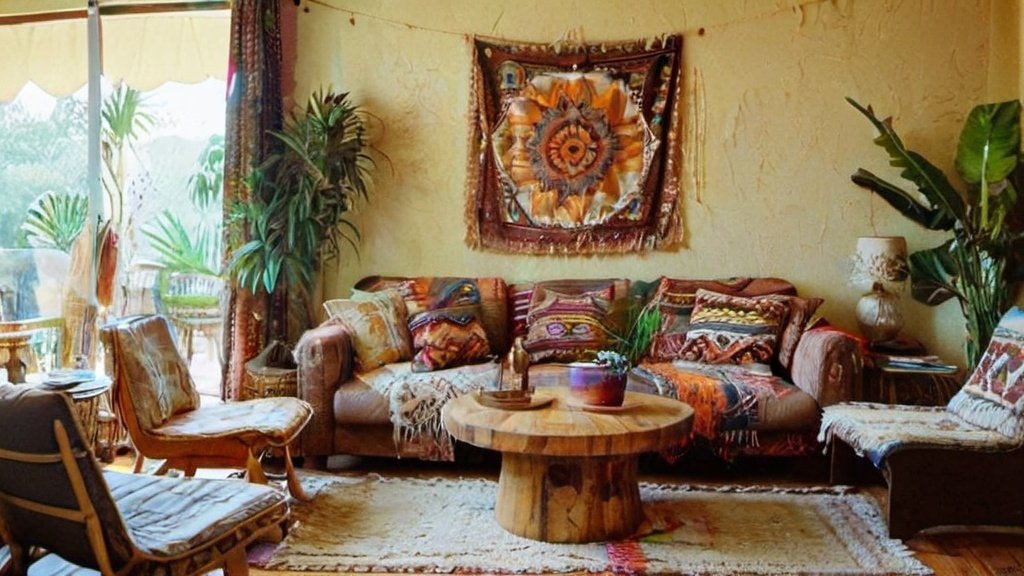A fusão entre o boho chic e o design contemporâneo