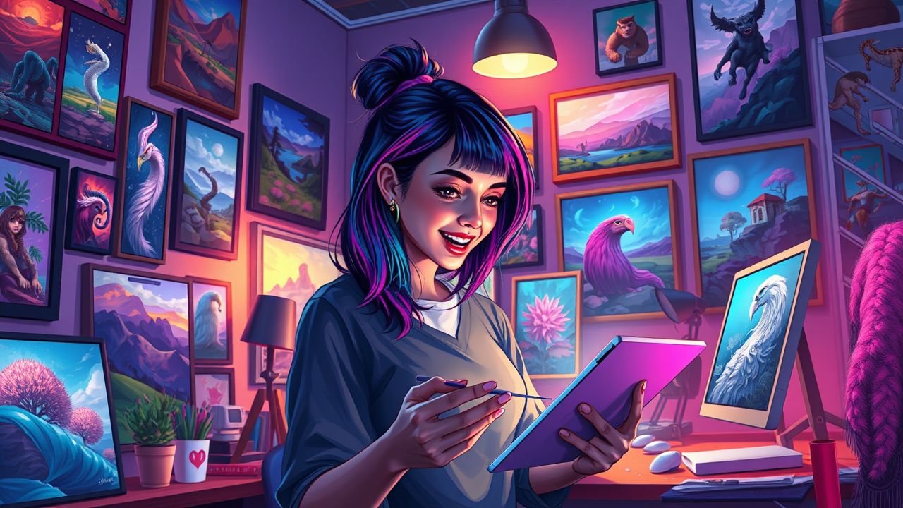 Como Vender Arte Digital em Mercados Online e Gerar Renda