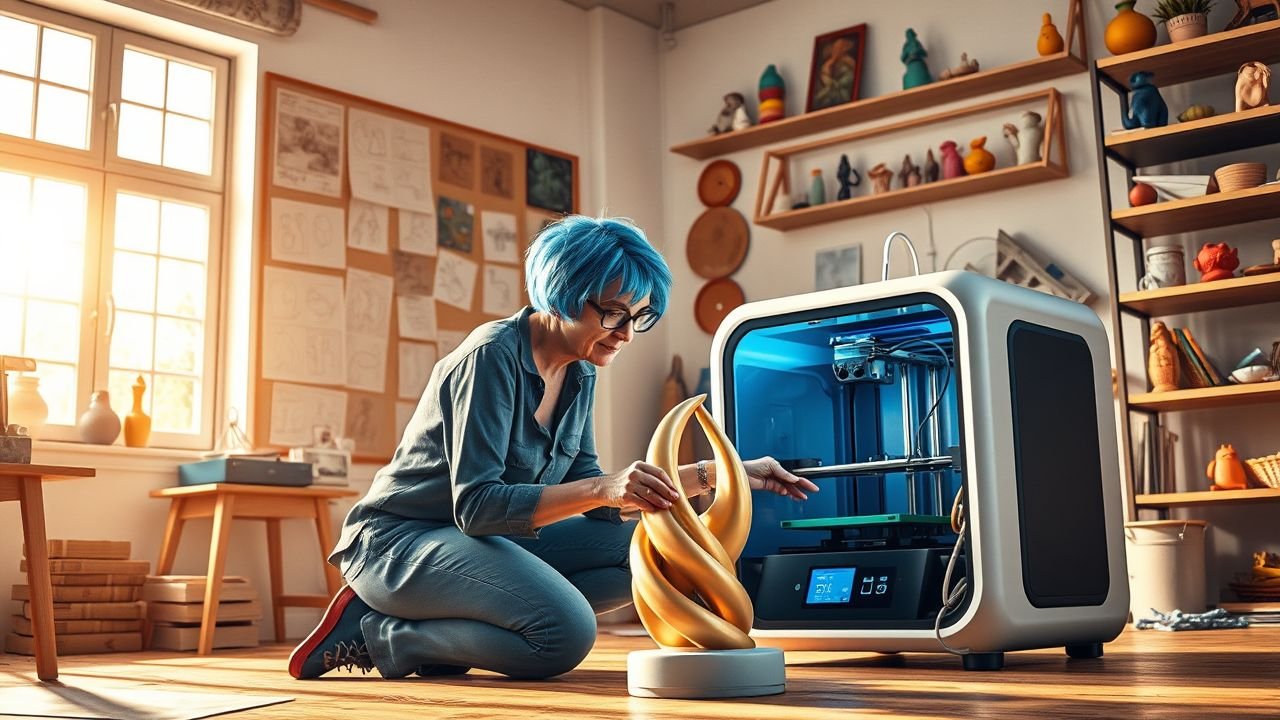 Como Criar e Vender Produtos de Arte Únicos Usando Impressão 3D