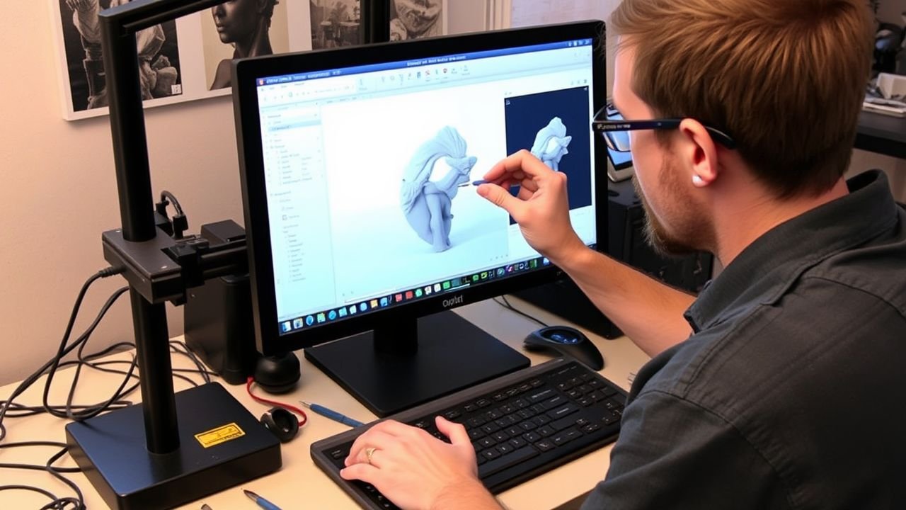 Como Criar e Vender Produtos de Arte Digital Usando Impressão 3D