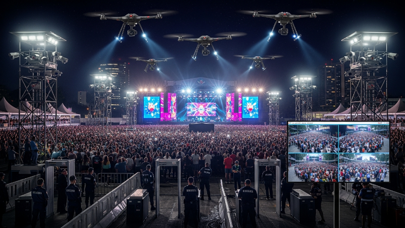 Prevenção e Segurança em Eventos de Grande Porte