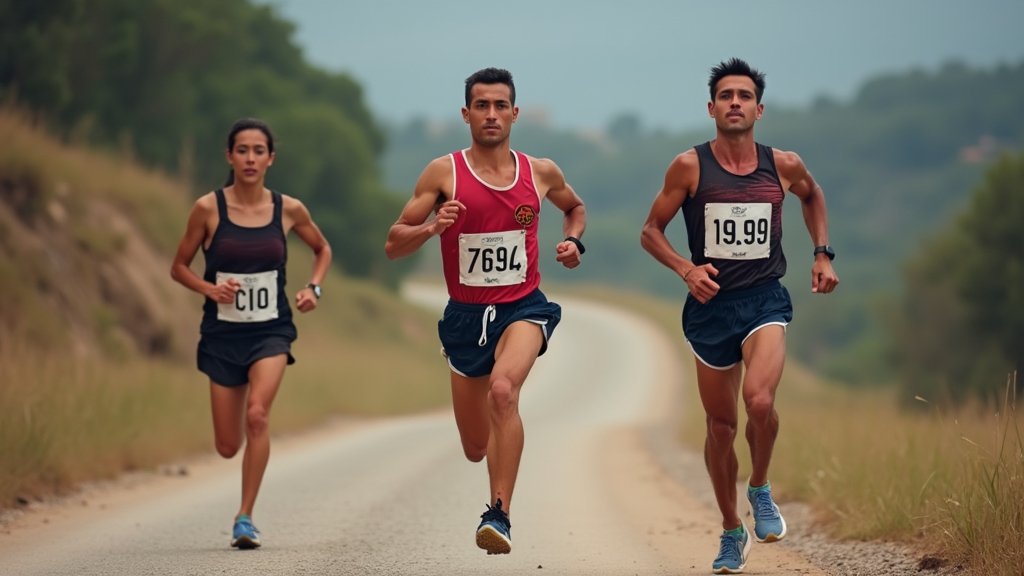Os melhores atletas de corrida de longa distância