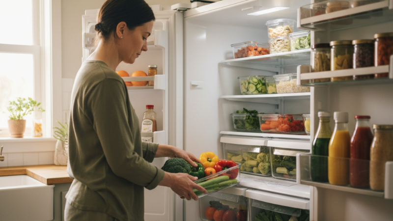 O que fazer para organizar a geladeira que funciona