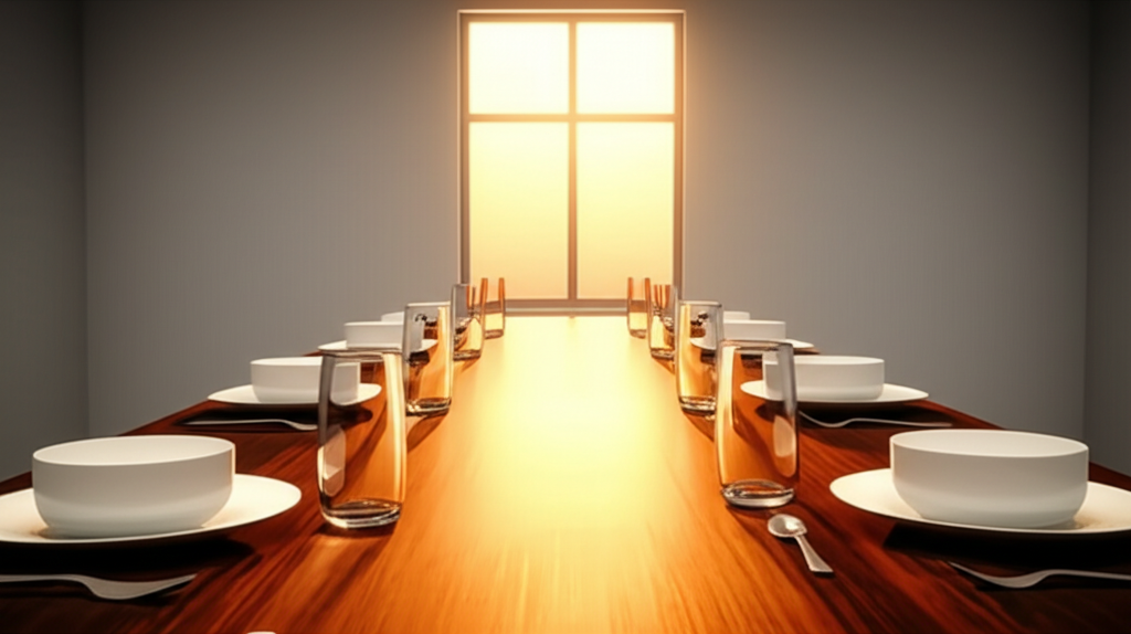 Sentados à Mesa de Deus: Uma Lição de Humildade e Graça