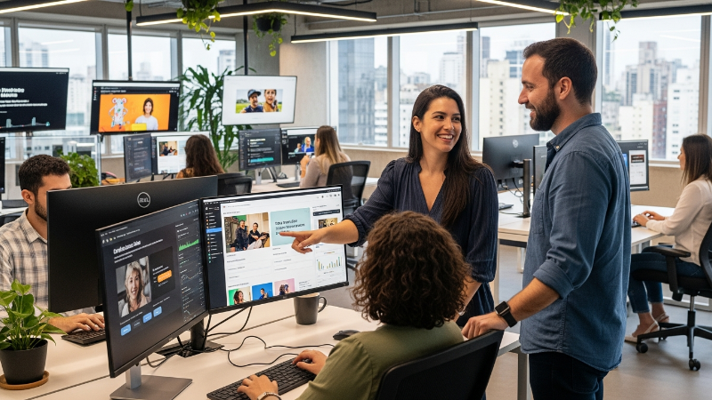 O Futuro da Criação de Conteúdo: Como a Inteligência Artificial Está Revolucionando a Indústria