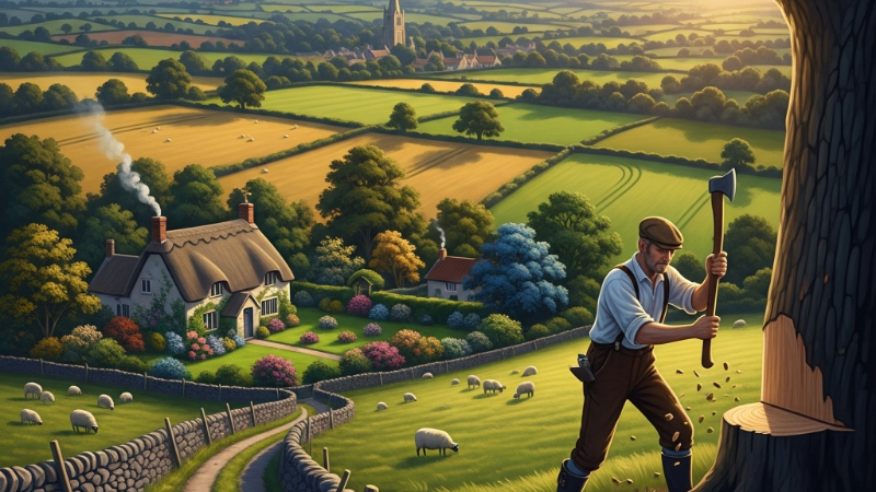 A Profundidade da Literatura: Análise de 'The Woodlanders' de Thomas Hardy