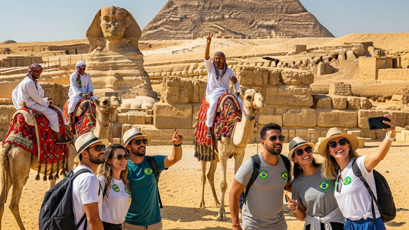 Descobrindo o Egito: Um Destino de Sonho para Turistas Brasileiros