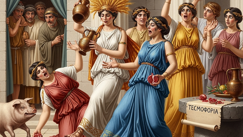 Explorando o Legado de Aristófanes em Thesmophoriazusae