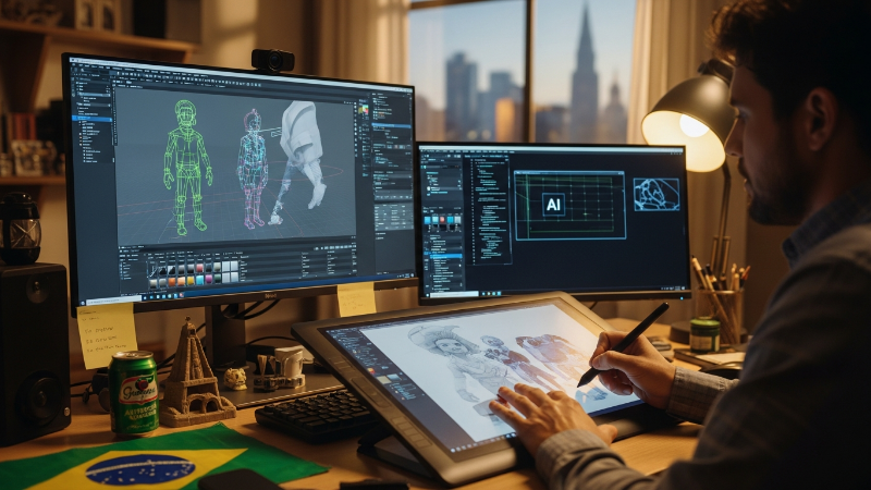 Inteligência Artificial: O Futuro da Animação e Seus Desafios