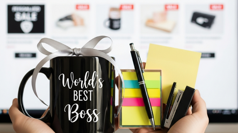 Economize com Descontos em Presentes Personalizados e Materiais de Escritório