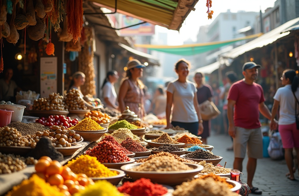 Explorando Sabores e Costumes em Mercados Locais: O Charme das Feiras ao Redor do Mundo Sob o Sol