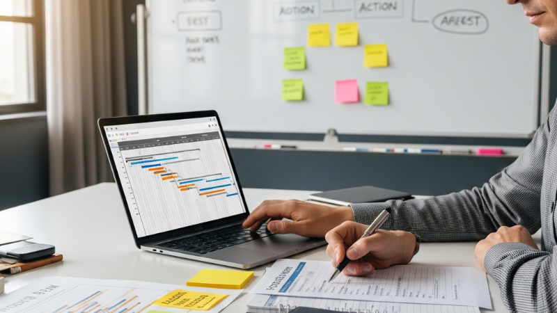 Desbloqueie Sua Carreira com o Curso de Gestão de Projetos: Uma Análise Comparativa Presencial vs Online