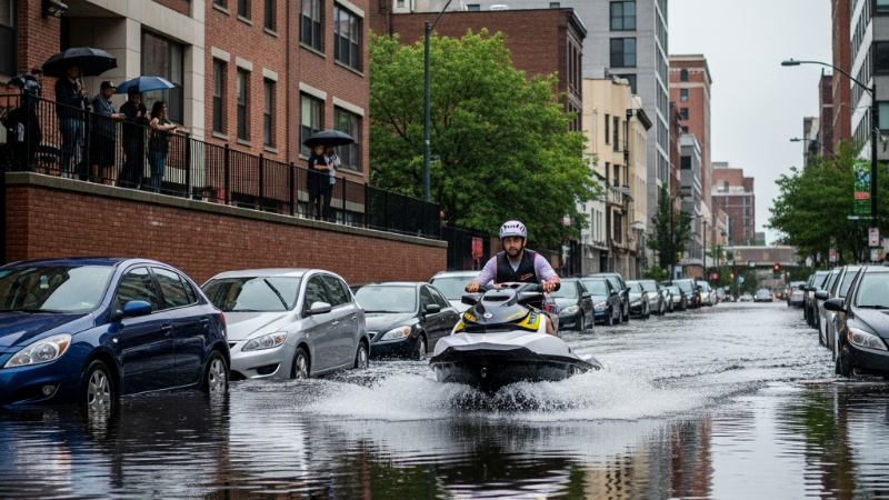 Aventuras em Águas Urbanas: Entendendo o Fenômeno das Motos Aquáticas em Ruas Alagadas