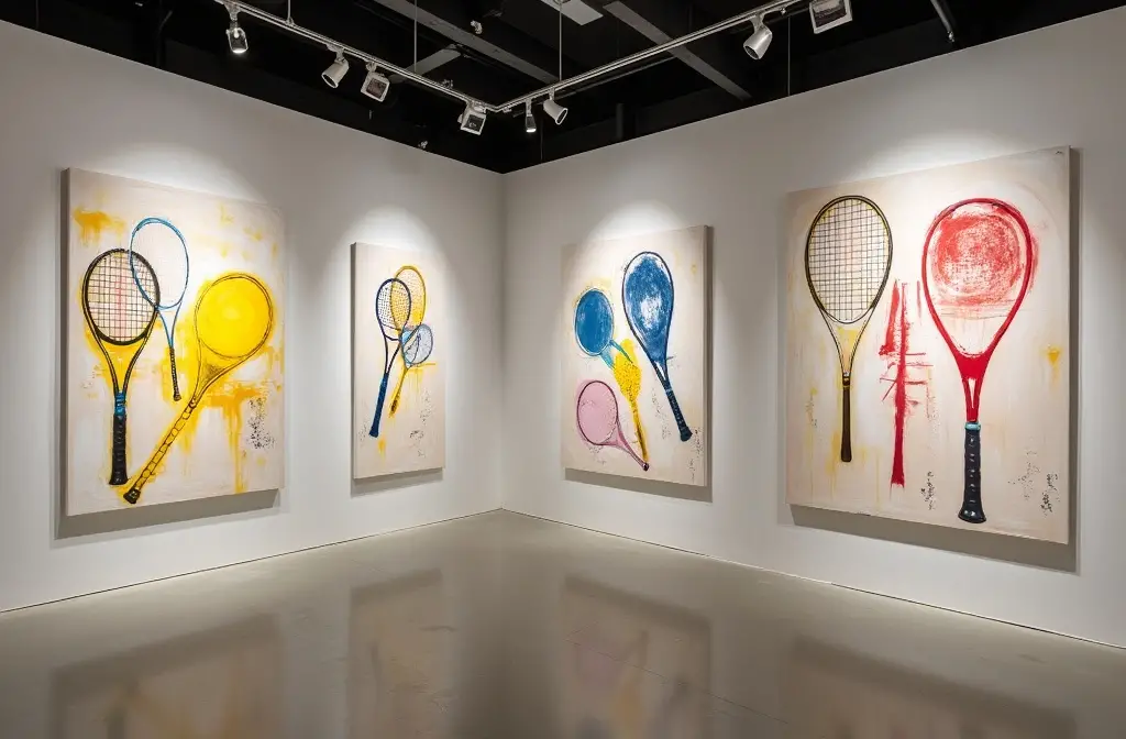 Tênis em Tela: Como o Esporte Inspira Arte e Exposições Temáticas ao Redor do Mundo