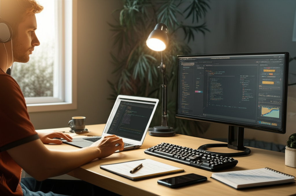 Estratégias de Alto Desempenho: Como Desenvolvedores Bem-Sucedidos Otimizam Produtividade no Trabalho Remoto