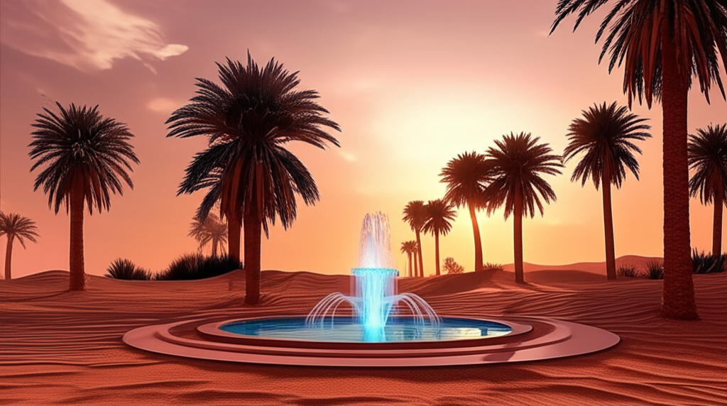 Sob a Bênção de Deus: Encontrando a Paz no Deserto