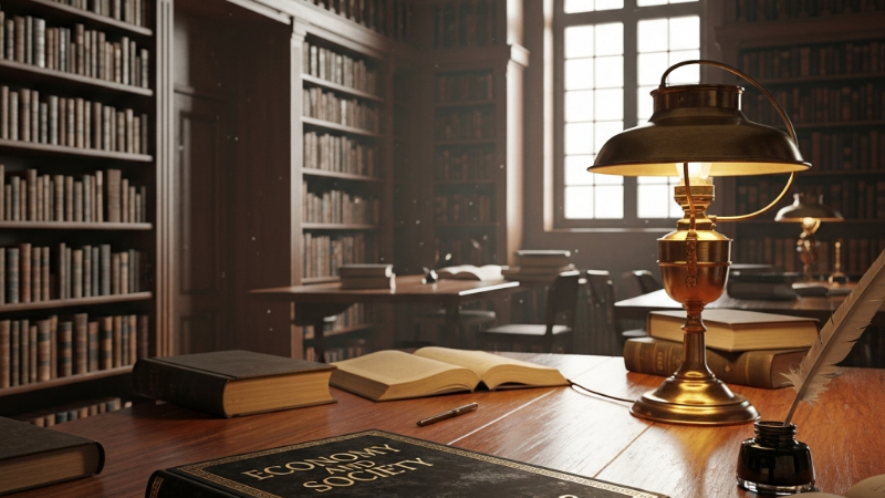 O Poder da Narrativa: Uma Análise da Obra de Max Weber em 'Economy and Society'