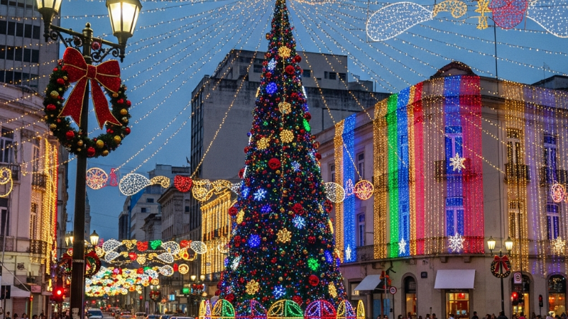 Decoração de Natal: Uma Celebração de Luzes e Alegria