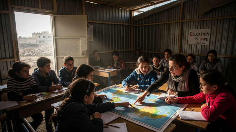 Educação em Tempos de Conflito: Desafios e Oportunidades