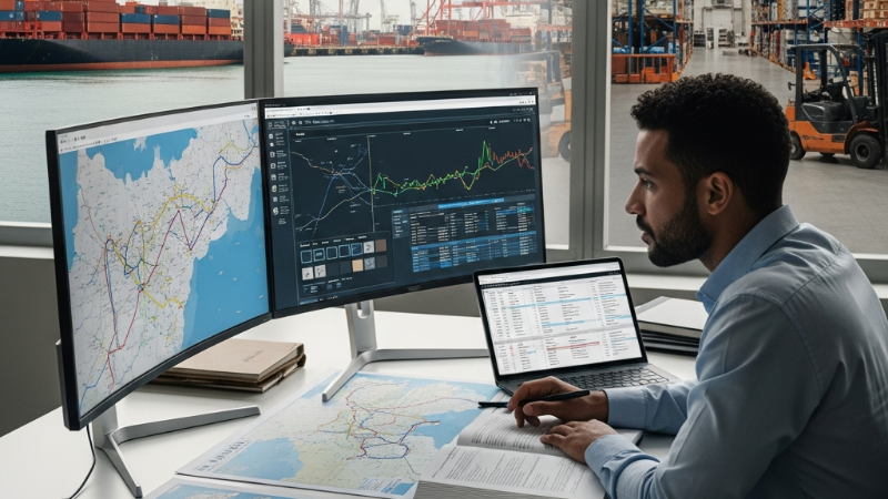 Desbloqueie o Futuro: Curso de Logística Presencial vs Online