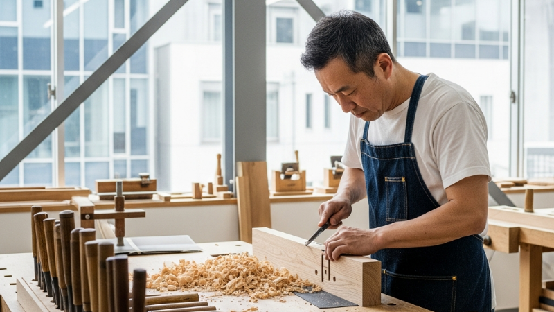 A Arte do Mobiliário: Tendências e Técnicas de Carpintaria Japonesa