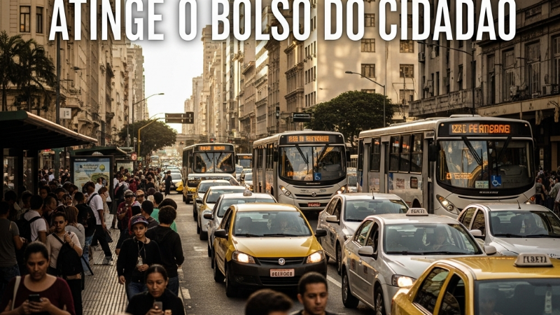 O Impacto do Aumento das Passagens de Ônibus e Táxi-Lotação no Cotidiano