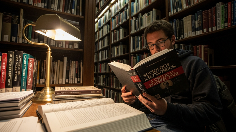 Literatura como Espelho da Sociedade: Análise da Obra 'Economia e Sociedade' de Max Weber