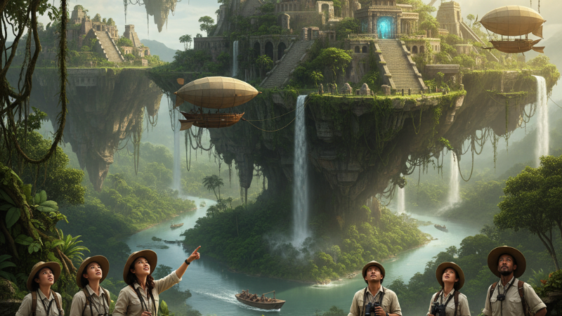 O Mistério das Cidades Flutuantes: Uma Jornada Atrás do Desconhecido