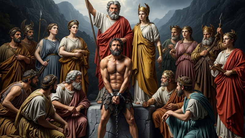 O Legado de Ésquilo: 'Prometheus Bound' e sua Relevância na Educação Moderna