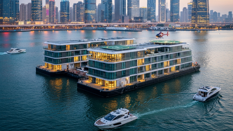 O Mundo das Hospedagens Flutuantes: Uma Tendência em Ascensão no Turismo