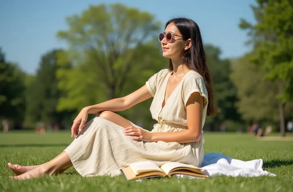 Looks Leves e Inspiradores para Estudar ao Ar Livre: Dicas de Conforto e Concentração para Dias Quentes