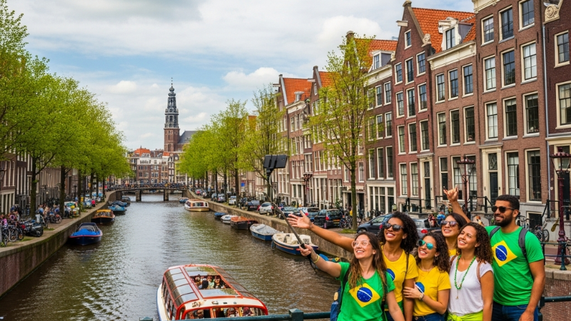 Descobrindo a Holanda: Um Destino Luxuoso e Sofisticado para Turistas Brasileiros