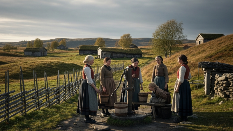 Influência Literária de 'Konerne ved vandposten' de Knut Hamsun