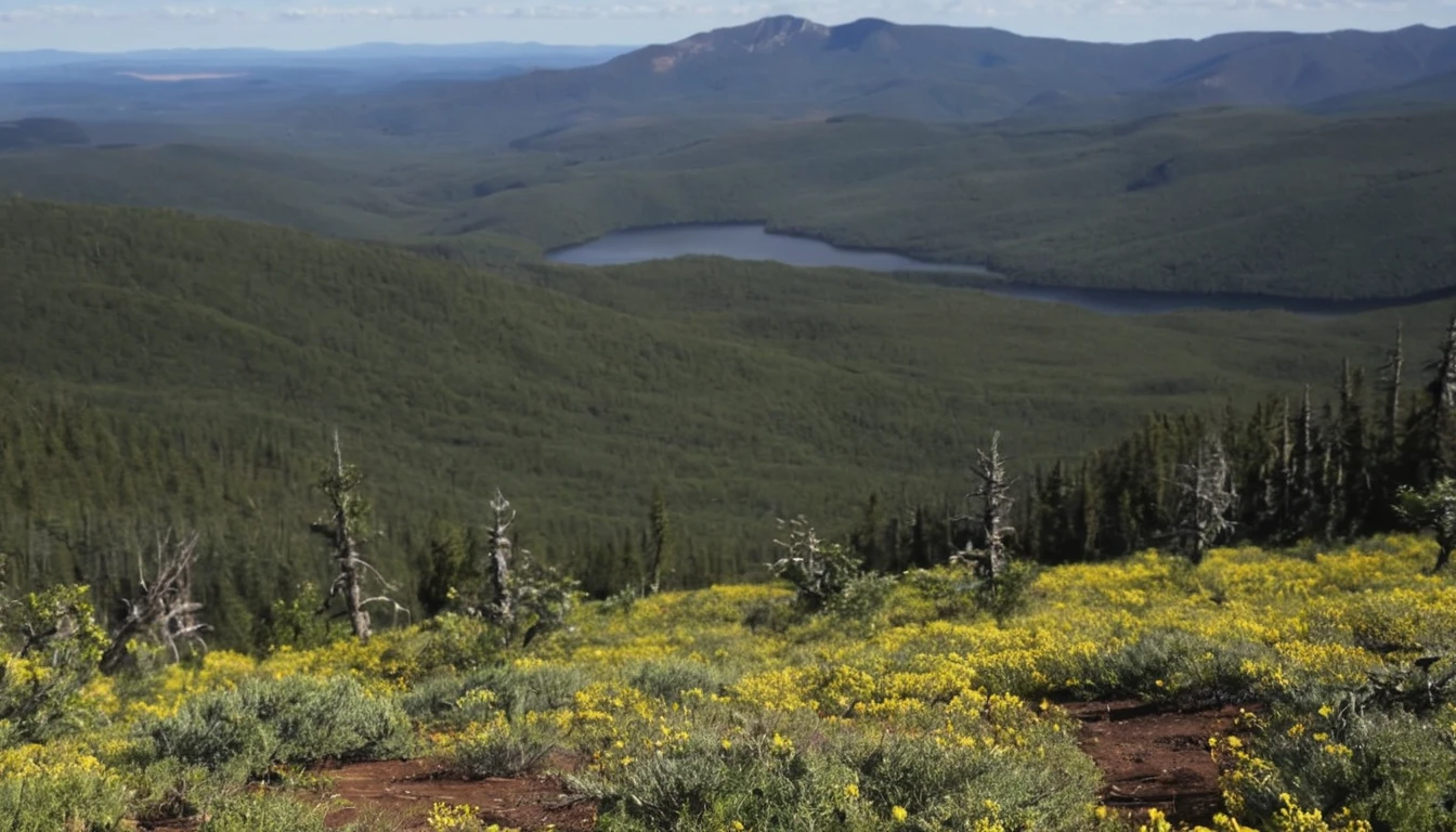 Florestas ancestrais emergem debaixo do gelo nas montanhas dos EUA